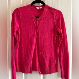 GAP Women's Bright Pink Cardigan